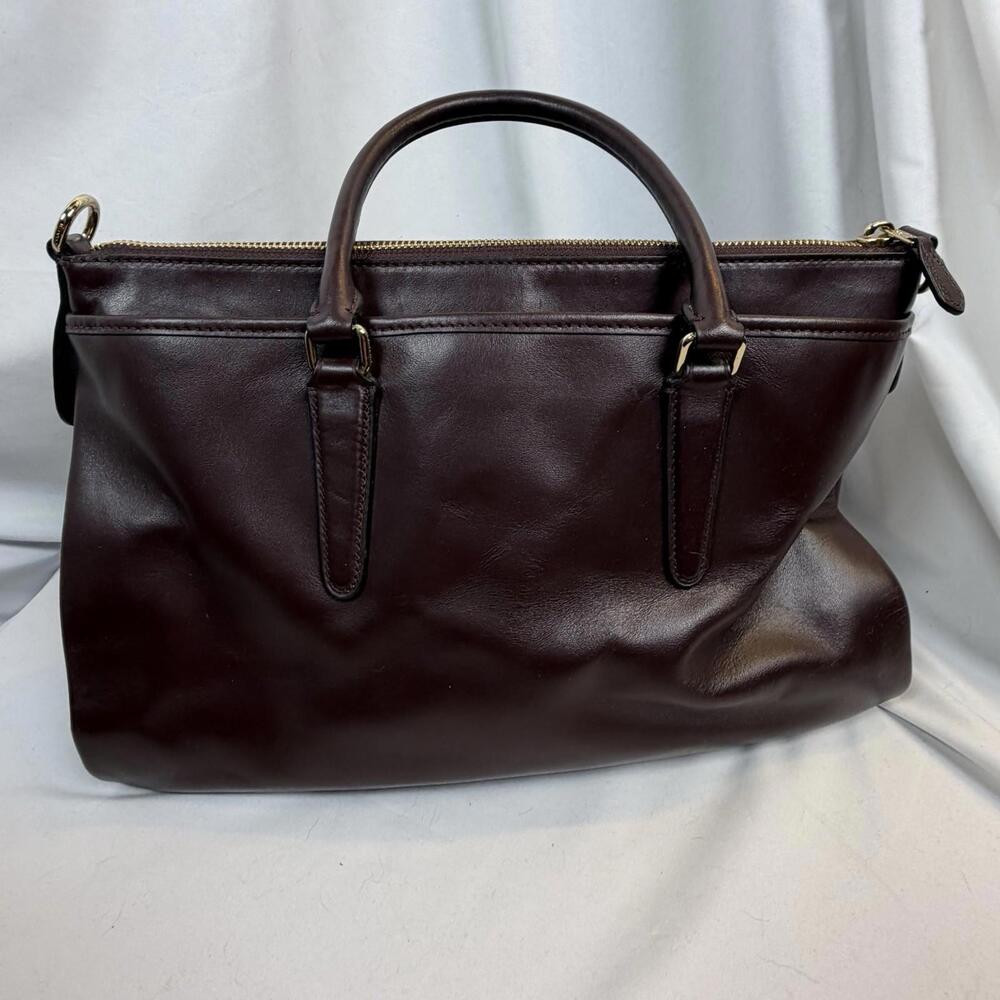 Authentic Coach Patchwork Leather Morgan Satchel … - image 8